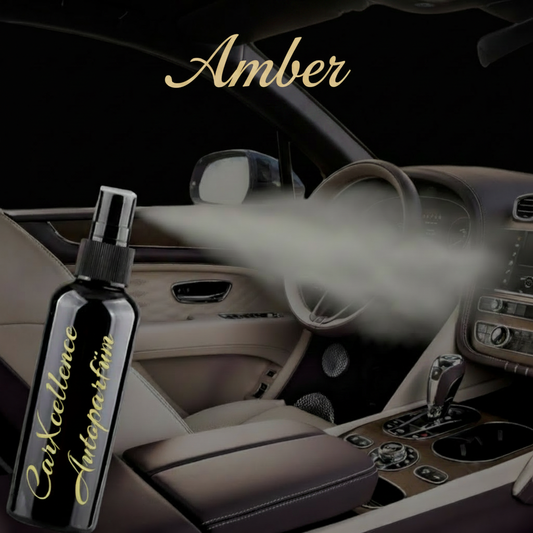 CarXcellence Amber Autoparfüm Spray 100ml – warmer Ambra-Duft für eine sinnliche und edle Fahrzeugatmosphäre