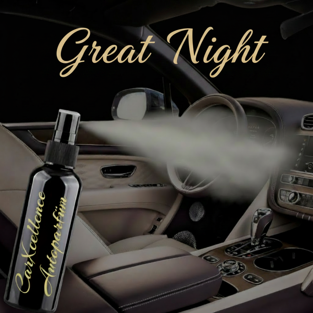 CarXcellence Great Night Autoparfüm Spray 100ml – verführerischer Nachtduft für ein edles Fahrerlebnis