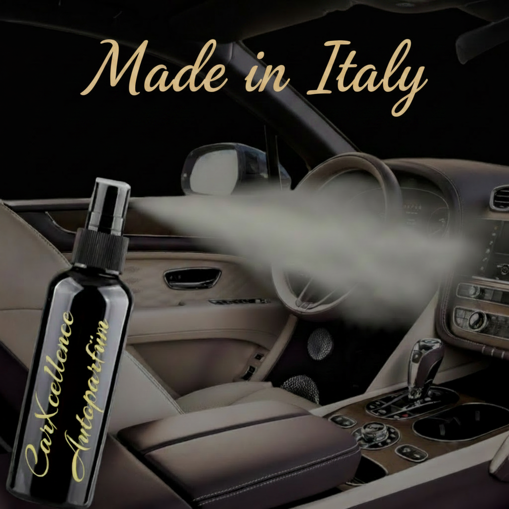 CarXcellence Made in Italy Autoparfüm Spray 100ml – italienische Eleganz als Duft für dein Fahrzeug
