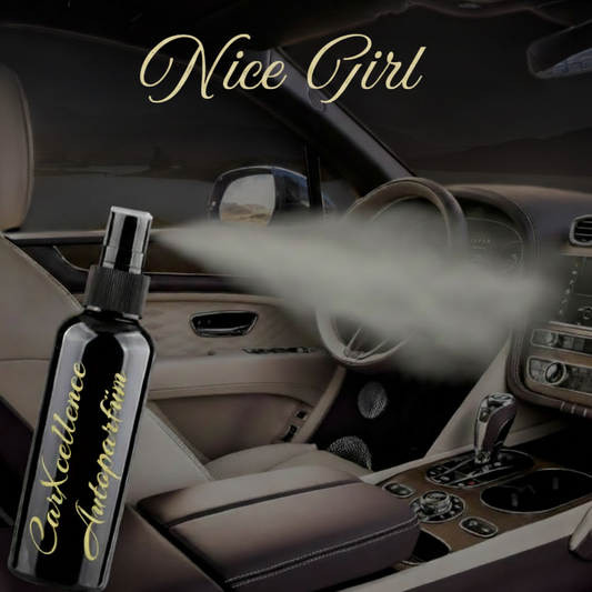 CarXcellence Nice Girl Autoparfüm Spray 100ml – zarter, femininer Blumenduft für eine charmante und elegante Fahrzeugatmosphäre