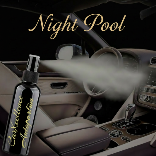 CarXcellence Night Pool Autoparfüm Spray 100ml – frischer, aquatischer Nachtduft für eine kühle und elegante Fahrzeugatmosphäre
