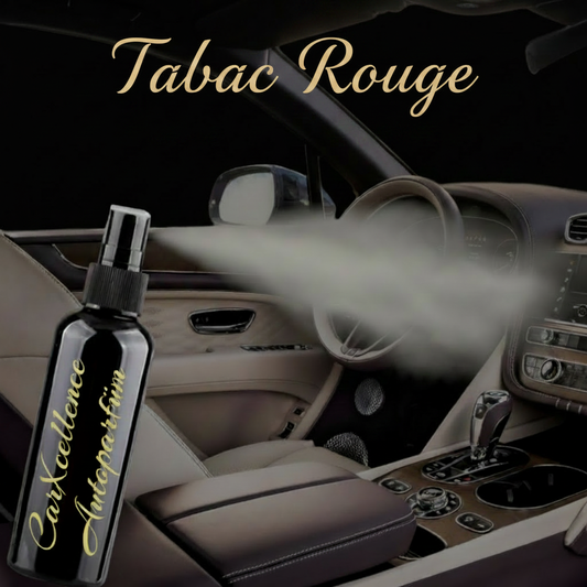 CarXcellence Tabac Rouge Autoparfüm Spray 100ml – warmer, rauchiger Tabakduft mit roter Leidenschaft für ein edles Fahrerlebnis