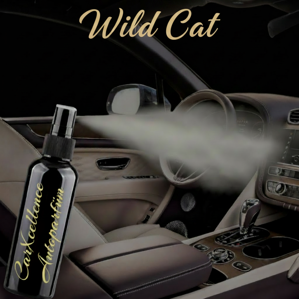 CarXcellence Wild Cat Autoparfüm Spray 100ml – wilder, kraftvoller Duft für alle die das Abenteuer hinter dem Steuer suchen