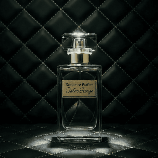 Extrait de Parfum mit Tabak, Safran & Madagaskar-Vanille – Tabac Rouge von Xcellence Parfum, intensiver Nischenduft, 50ml, Made in Germany