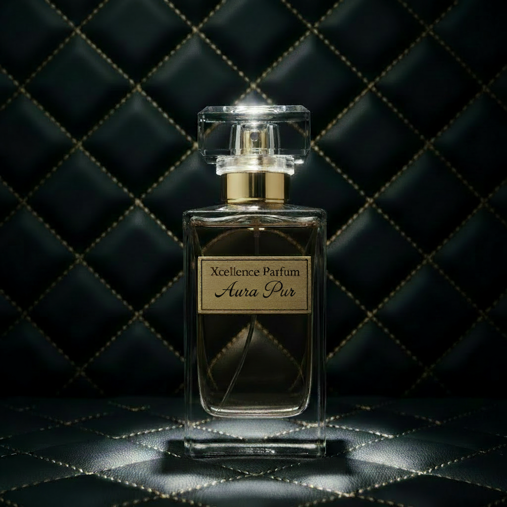 Xcellence Parfum Aura Pur Extrait de Parfum 50ml – Fruchtig-frischer Unisex-Duft mit Orange, Bergamotte & cremigem Holz und 40% Parfümöl, Made in Germany