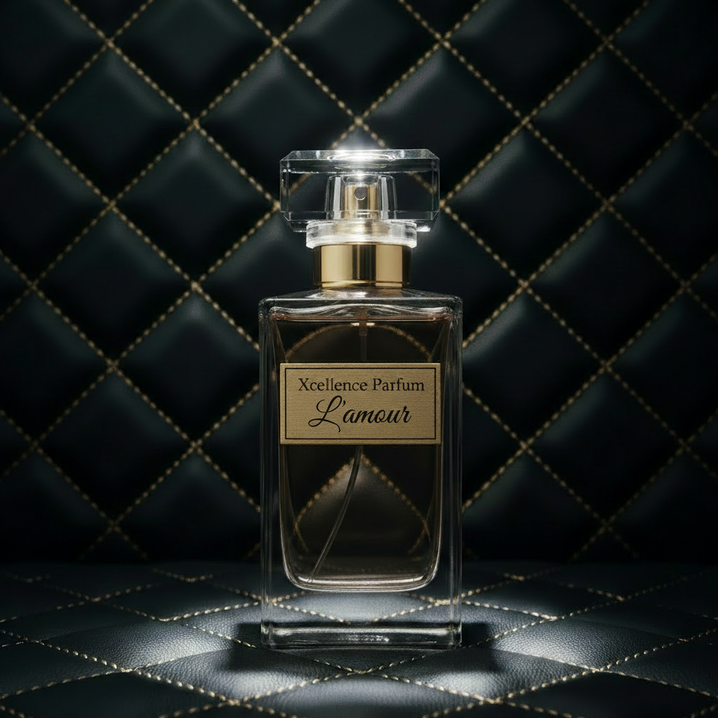 Xcellence Parfum L'amour Extrait de Parfum 50ml – frisch-aromatischer Herrenduft mit Minze, Zitrone, Tonkabohne, Zedernholz und 40% Parfümöl, Made in Germany