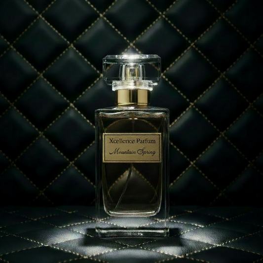 Xcellence Parfum Mountain Spring Extrait de Parfum 50ml – Aromatisch-zitrischer Unisex-Duft mit Bergamotte, Grünem Tee & Sandelholz und 40% Parfümöl, Made in Germany