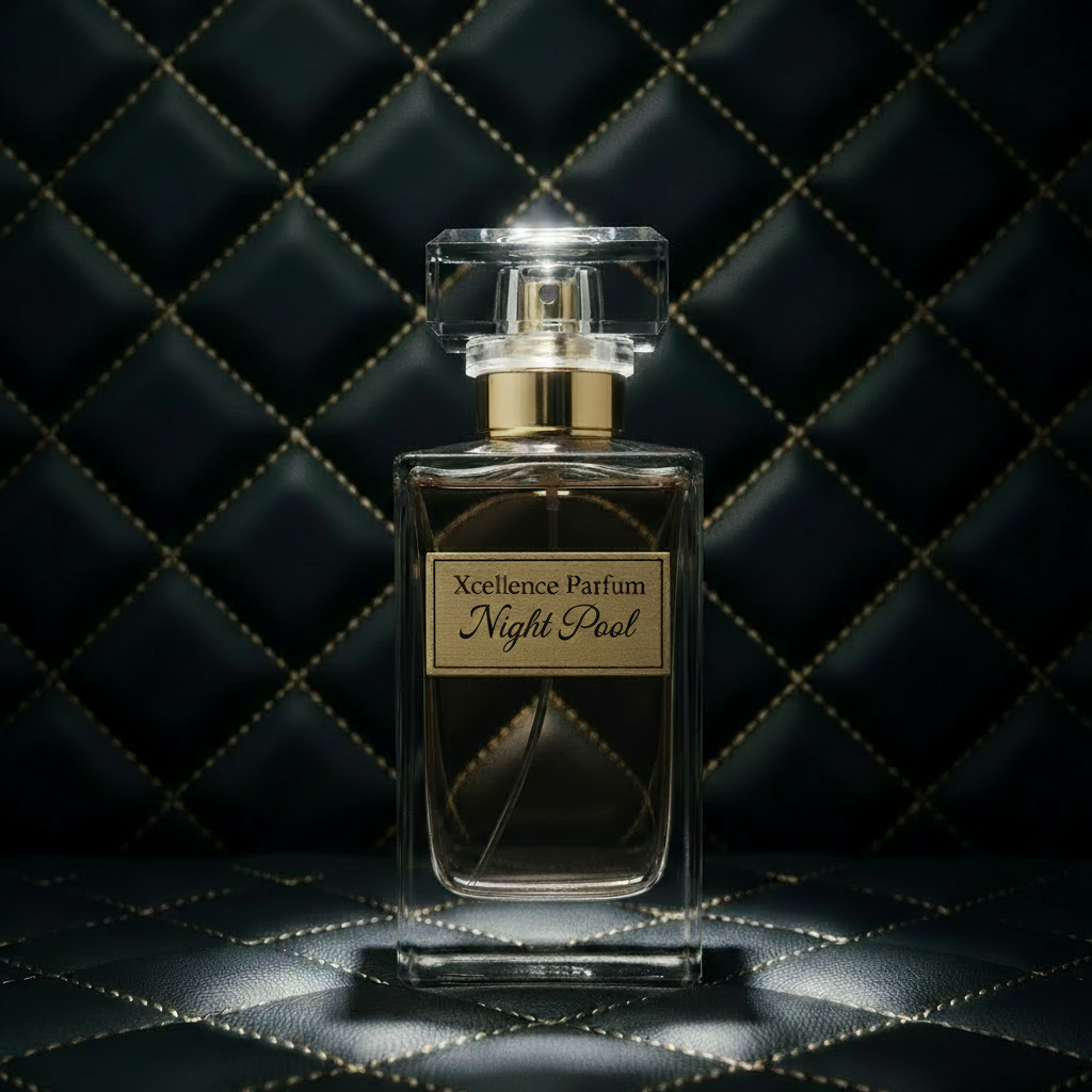 Xcellence Parfum Night Pool Extrait de Parfum 50ml – Frisch-aquatischer Unisex-Duft mit Zitrus, Meeresnoten & warmen Hölzern und 40% Parfümöl, Made in Germany