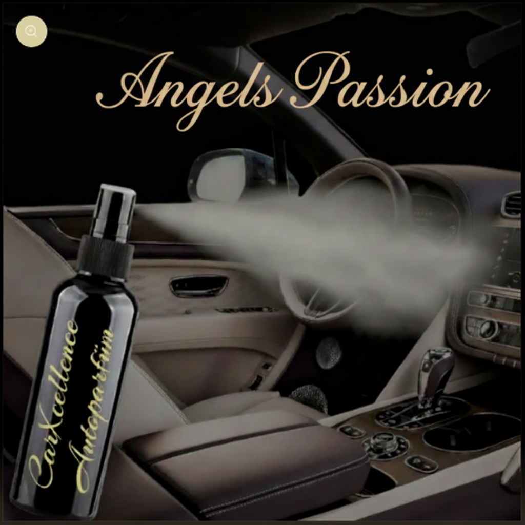 CarXcellence Autoparfüm Spray Angels Passion 100ml – Premium Duftspray fürs Fahrzeuginterieur, bis zu 7 Tage Duftleistung