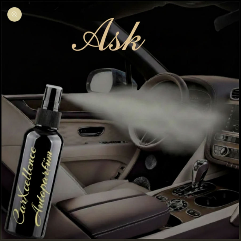 CarXcellence Autoparfüm Spray Ask 100ml – Premium Duftspray fürs Fahrzeuginterieur, molekulare Frische & weißer Moschus