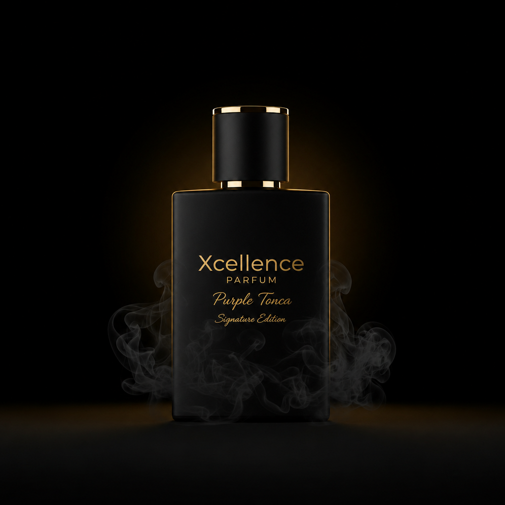 Xcellence Parfum Purple Tonca Extrait de Parfum 50ml – warmer Unisex-Duft mit Mandel, Tabak, Tonkabohne und 40% Parfümöl