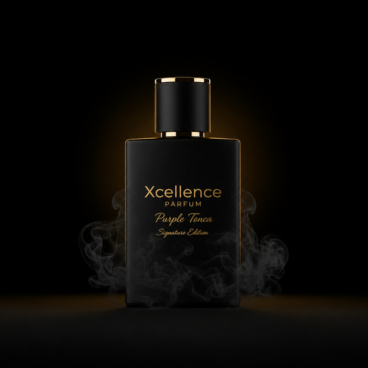 Xcellence Parfum Purple Tonca Extrait de Parfum 50ml – warmer Unisex-Duft mit Mandel, Tabak, Tonkabohne und 40% Parfümöl